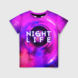 Детская футболка Night life