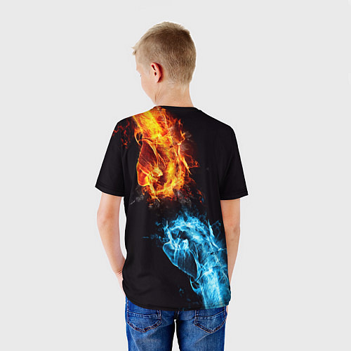 Детская футболка Boxing Russia / 3D-принт – фото 4