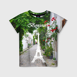 Детская футболка Bonjour Paris