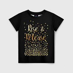Детская футболка Rise & Release
