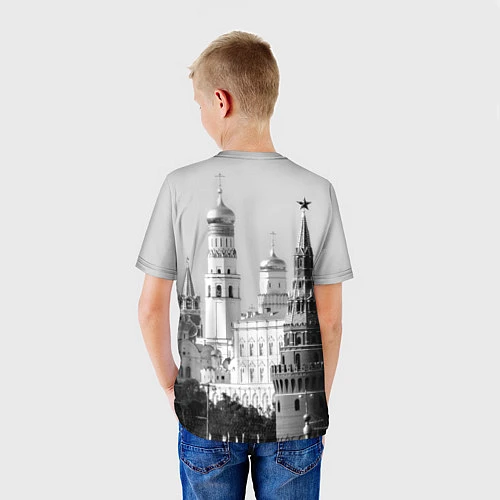 Детская футболка Москва: Кремль / 3D-принт – фото 4