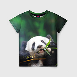 Детская футболка Панда на ветке