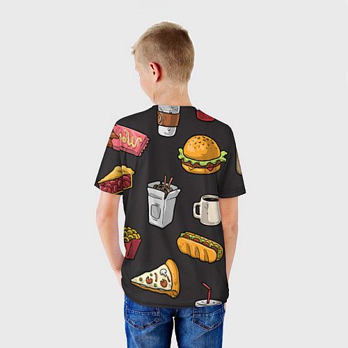 Детская футболка Food / 3D-принт – фото 4