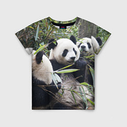 Детская футболка Семейка панд