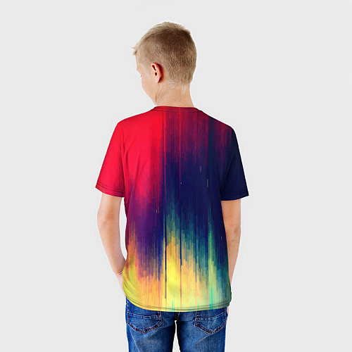 Детская футболка Stylize color / 3D-принт – фото 4