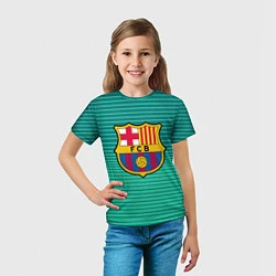 Футболка детская Барселона, цвет: 3D-принт — фото 2