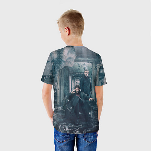 Детская футболка Шерлок и Ватсон / 3D-принт – фото 4