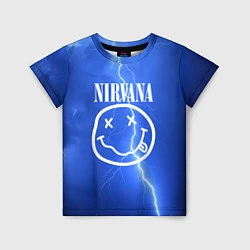 Футболка детская Nirvana: Lightning, цвет: 3D-принт