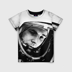 Детская футболка Гагарин космонавт