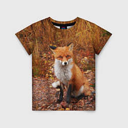 Детская футболка Осенняя лиса