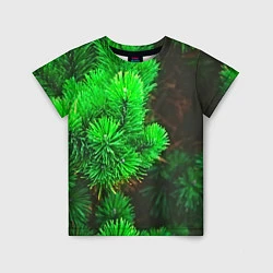 Детская футболка Зелёная ель