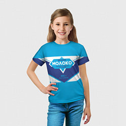 Футболка детская Молоко сгущеное, цвет: 3D-принт — фото 2