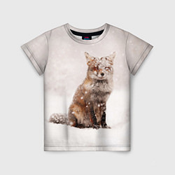 Детская футболка Снежная лисица