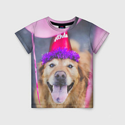 Детская футболка Birthday Dog