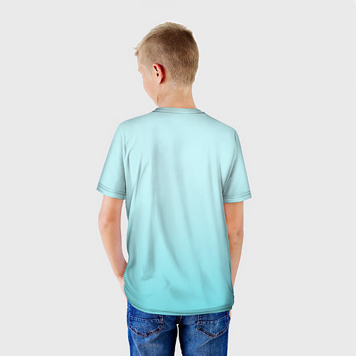 Детская футболка Blue / 3D-принт – фото 4