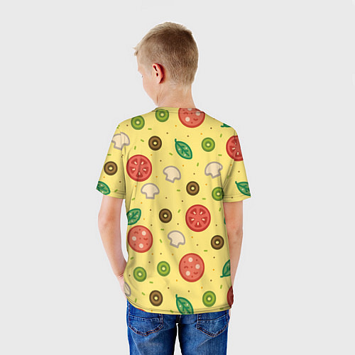 Детская футболка Pizza / 3D-принт – фото 4