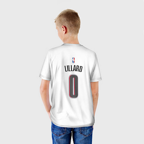Детская футболка Portland Trail Blazers 0 / 3D-принт – фото 4