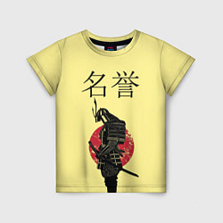 Детская футболка Японский самурай (честь)