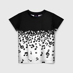 Детская футболка Поглощение музыкой
