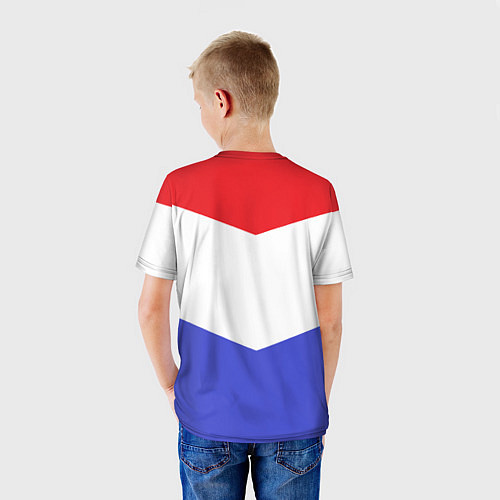 Детская футболка Флаг и герб Голландии / 3D-принт – фото 4