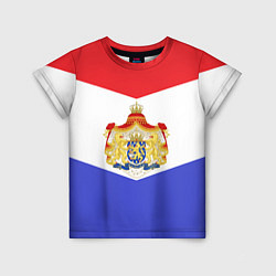 Детская футболка Флаг и герб Голландии