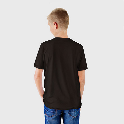 Детская футболка Девушка с жемчужной сережкой / 3D-принт – фото 4