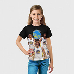 Футболка детская Golden State Warriors 5, цвет: 3D-принт — фото 2