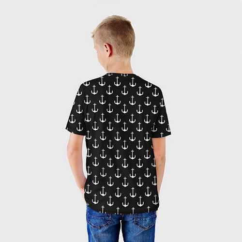 Детская футболка Якорьки / 3D-принт – фото 4