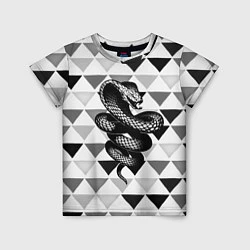 Детская футболка Snake Geometric