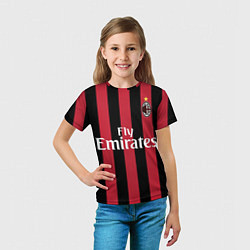 Футболка детская Milan FC: Form 2018, цвет: 3D-принт — фото 2