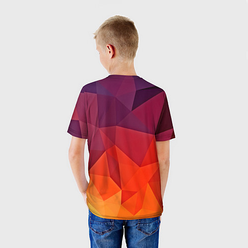 Детская футболка Geometric / 3D-принт – фото 4