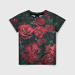 Детская футболка Бархатные розы