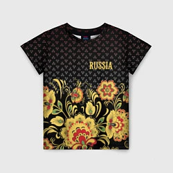 Детская футболка Russia: black edition