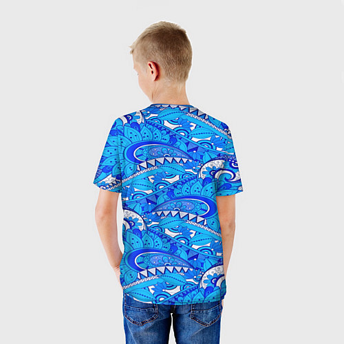 Детская футболка Floral pattern / 3D-принт – фото 4