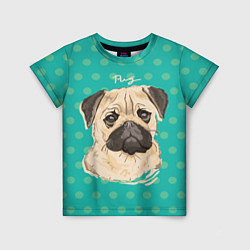 Детская футболка Pug Mops