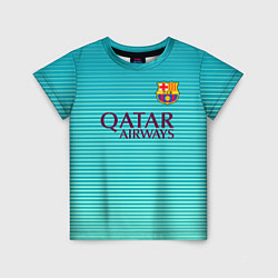 Детская футболка Barcelona FC: Aqua