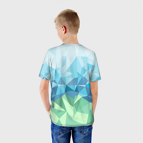 Детская футболка URAL polygonal / 3D-принт – фото 4