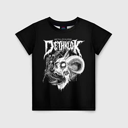 Детская футболка Dethklok: Goat Skull