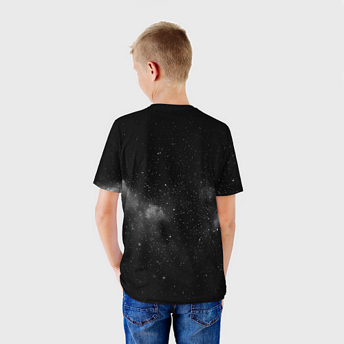 Детская футболка Космический Лев / 3D-принт – фото 4
