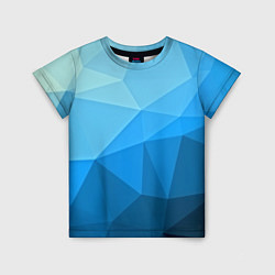 Детская футболка Geometric blue