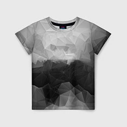 Детская футболка Polygon gray