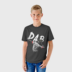 Футболка детская Paul Pogba: Dab, цвет: 3D-принт — фото 2