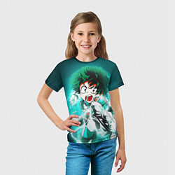 Футболка детская Моя геройская академия, цвет: 3D-принт — фото 2