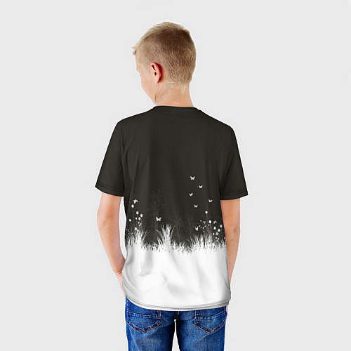 Детская футболка Ночная полянка / 3D-принт – фото 4
