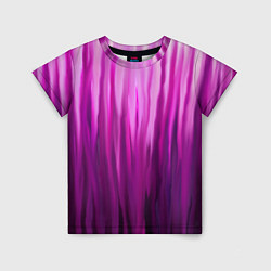 Детская футболка Фиолетово-черные краски