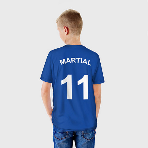 Детская футболка Man UTD: Anthony Martial / 3D-принт – фото 4