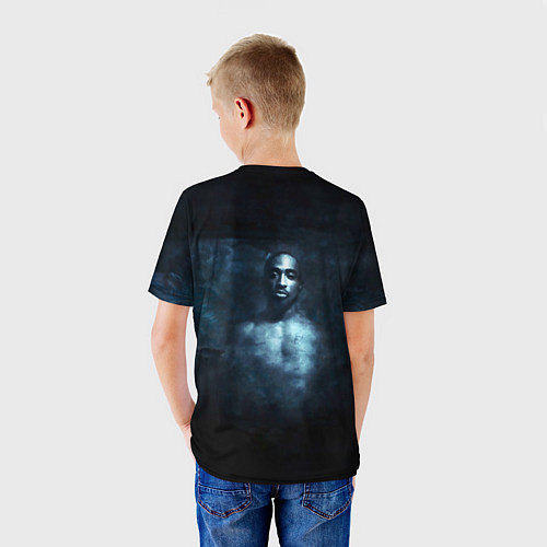 Детская футболка Tupac Shakur 1971-1996 / 3D-принт – фото 4