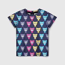 Детская футболка Разноцветные котята