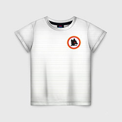 Детская футболка A S Roma - WHITE N 98 NEW 2022