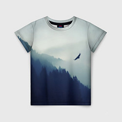 Детская футболка Орел над Лесом